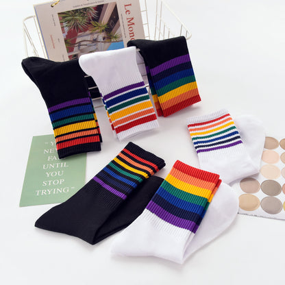 Rainbow socks