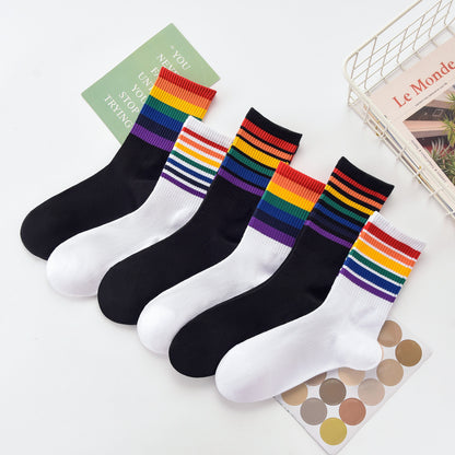 Rainbow socks