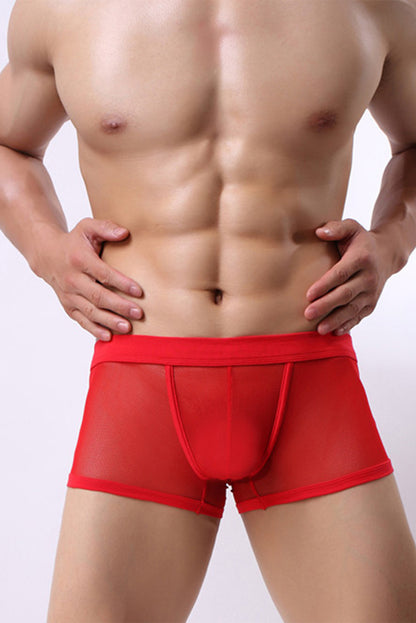 Boxer pour Homme Rouge Vif - Confort et Style Vibrant