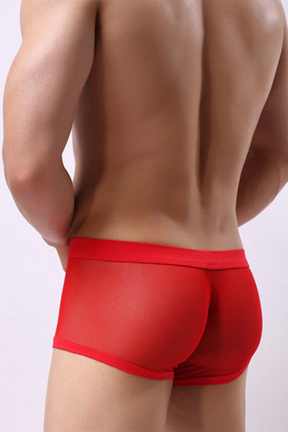 Boxer pour Homme Rouge Vif - Confort et Style Vibrant