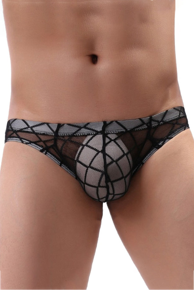 String sexy en dentelle noir