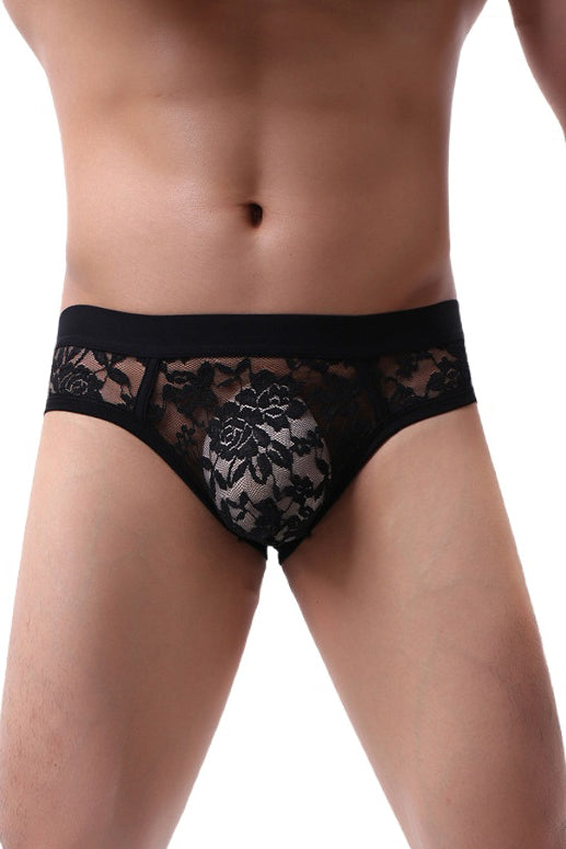 String sexy en dentelle pour homme